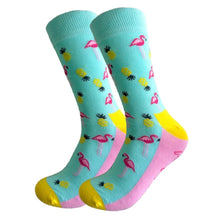 Load image into Gallery viewer, Caribbean Twist Crazy Socks - Crazy Sock Thursdays
