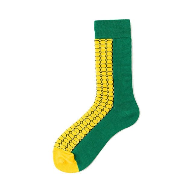 Corny Corn Crazy Socks - Crazy Sock Thursdays
