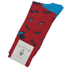 Load image into Gallery viewer, Distinguished Gentleman Crazy Socks - Crazy Sock Thursdays
