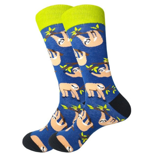 Everyone Loves Sloths Crazy Socks - Crazy Sock Thursdays
