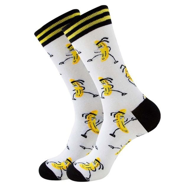 Kung Fu Banana Crazy Socks - Crazy Sock Thursdays