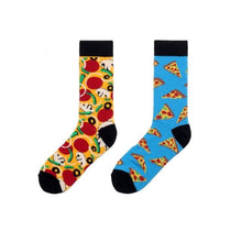 Load image into Gallery viewer, Pizzas! Odd Paired Crazy Socks - Crazy Sock Thursdays
