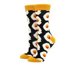 Load image into Gallery viewer, Sunny Side Up Eggs Crazy Socks - Crazy Sock Thursdays
